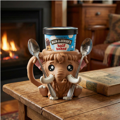 Mammut Eisbecher-Halter für Ben & Jerry's | 3D-Druck | Eiszeit für dein Sofa