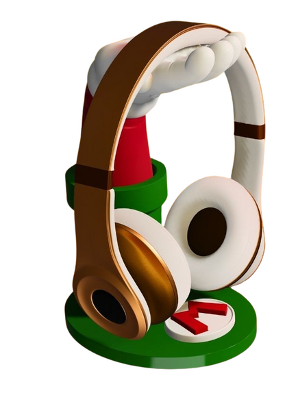 Gaming-Kopfhörerhalter im Nintendo Mario Design