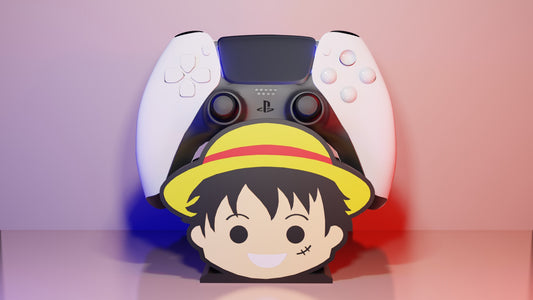 Monkey D. Luffy Controller Holder – The Pirate King for your gaming setup!