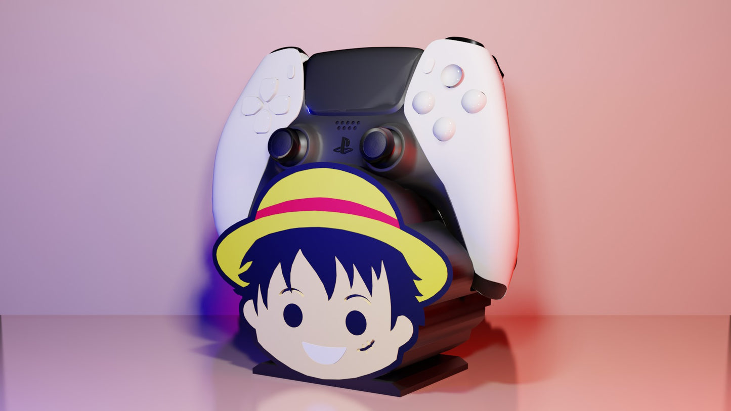 Monkey D. Luffy Controller Holder – The Pirate King for your gaming setup!